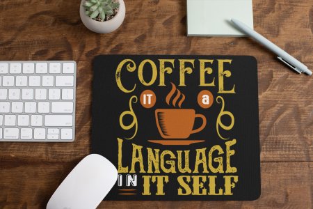 Language In It Self- Black - designable keychains