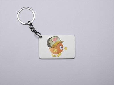 Very Angry at You Emoji- Emoji Printed Keychains For Emoji Lovers(Pack Of 2)