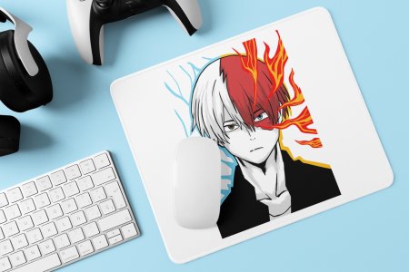 Shoto Todoroki- Printed animated Mousepad for animation lovers