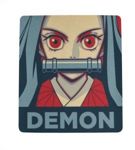 Silent Strength: Nezuko Kamado Illustration Mouse Pad - Limited Edition