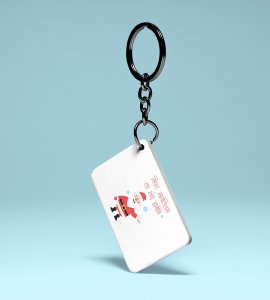 Angry Marathi Santa: Unique Designer Key Chain byBest Gift For Boys Girls