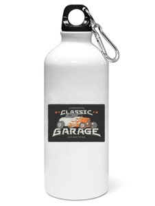 Classic garage - Sipper bottle of illustration designs