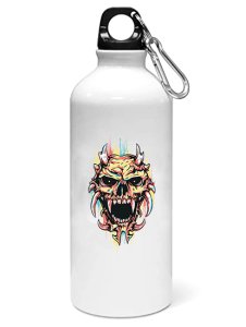 Yellow skull - Sipper bottle of illustration designs