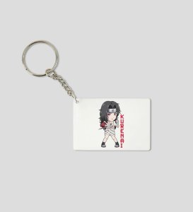 Kurenai Illusions  Printed White Anime Keychains Pack Of 2