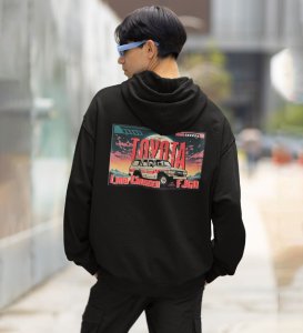 Iconic OffRoad SUV Built for the Road Less Traveled  Printed Black Hoodie for Men