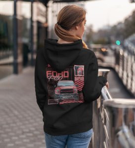 The Toughest Pickup Dominant Performance Truck Printed Black Hoodie for Women