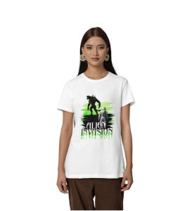 Space Snack Chronicles: Tiffin Mission Graphic Printed Black T-Shirt