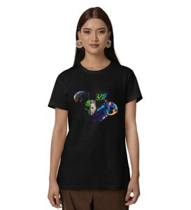 Electric Queen: Cyber Quote Graphic Printed White T-Shirt