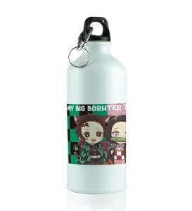 Adorable Big Bro Anime Print Aluminium Printed Sipper Bottle 600ml