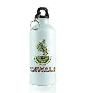 Diwali Inspired Firework Spiral Design for All Ages Aluminium Printed Sipper Bottle 600ml